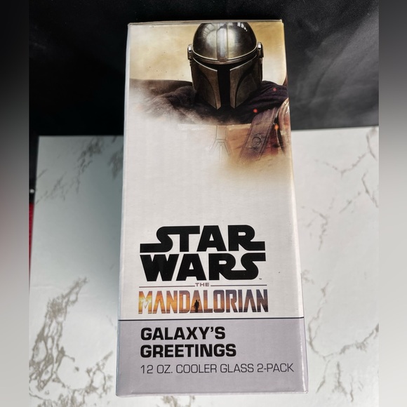 Mandalorion Star Wars 12oz. Glasses - Picture 5 of 6